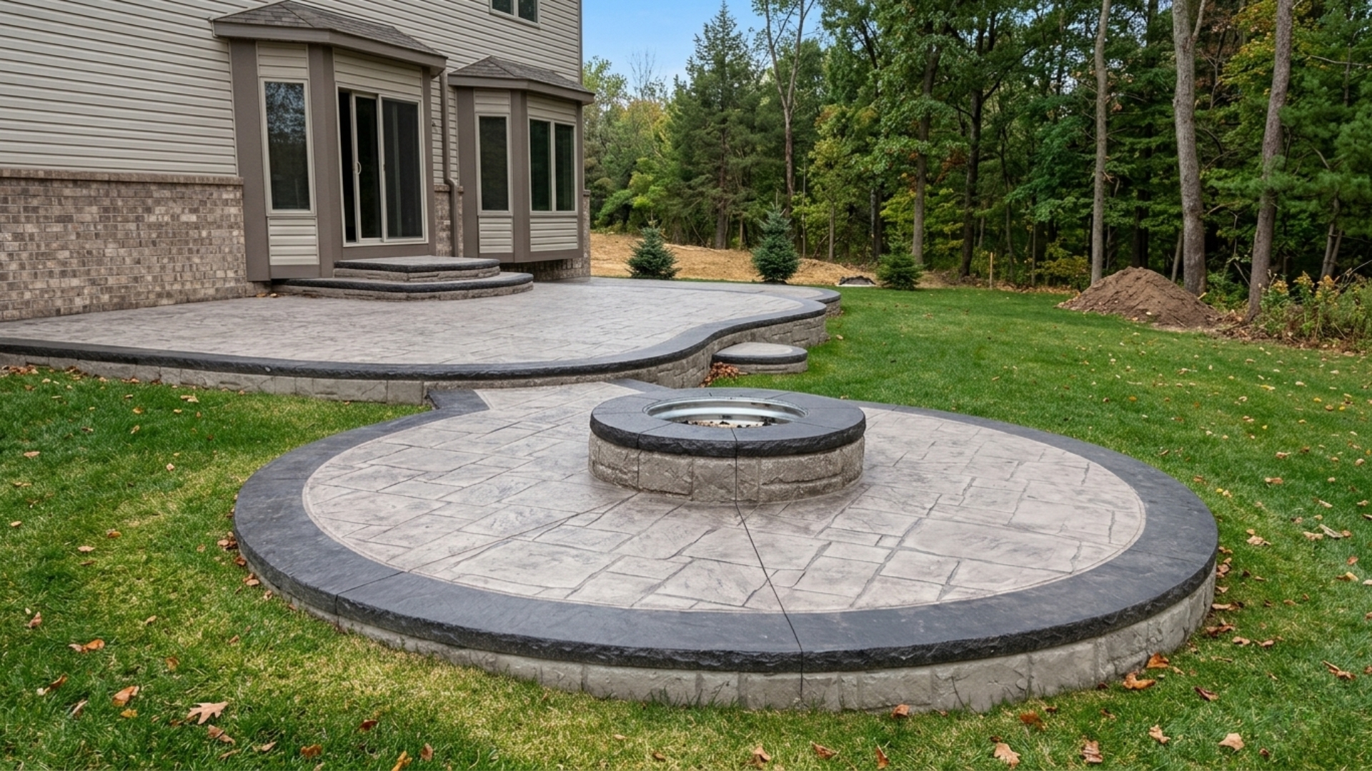 Exposed aggregate concrete by Crete Kingz Contracting